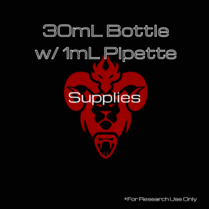 30mL Glass Dropper Bottle w/1mL Pipette
